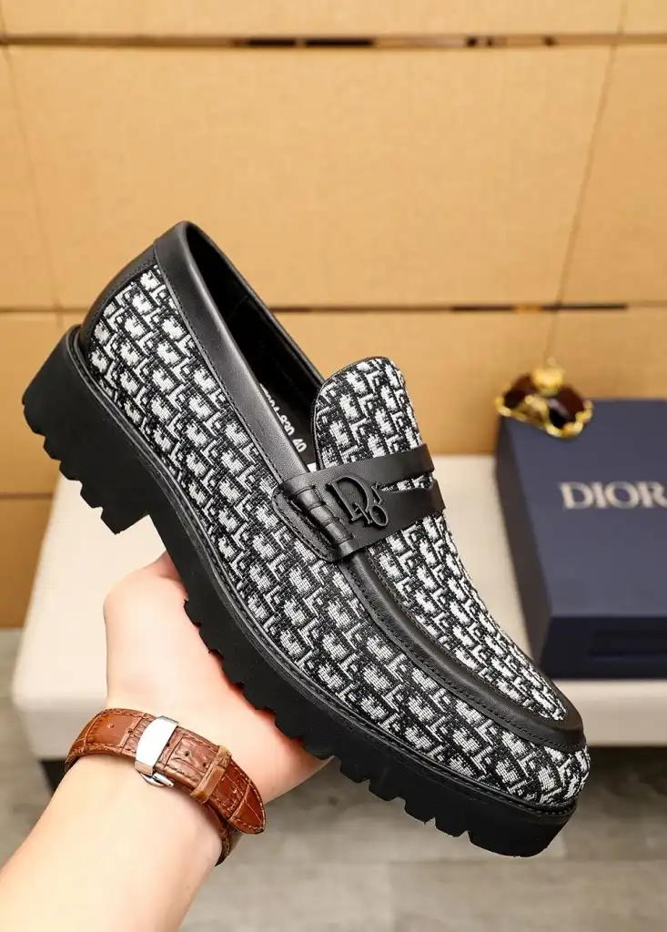 hype Christian Dior Leather Shoes