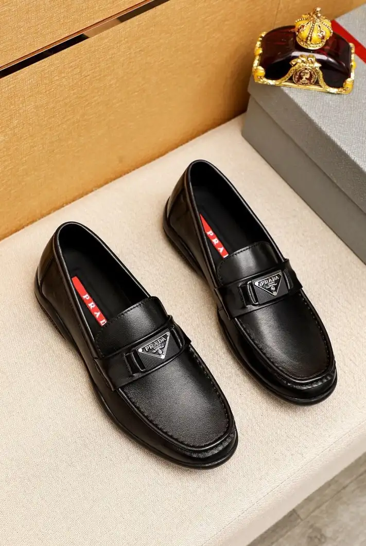 hype Prada Leather Shoes