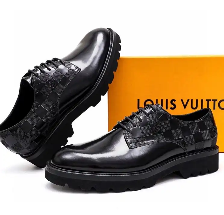 hype LV Leather Shoes