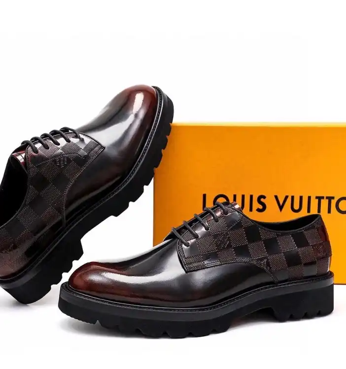 hype LV Leather Shoes