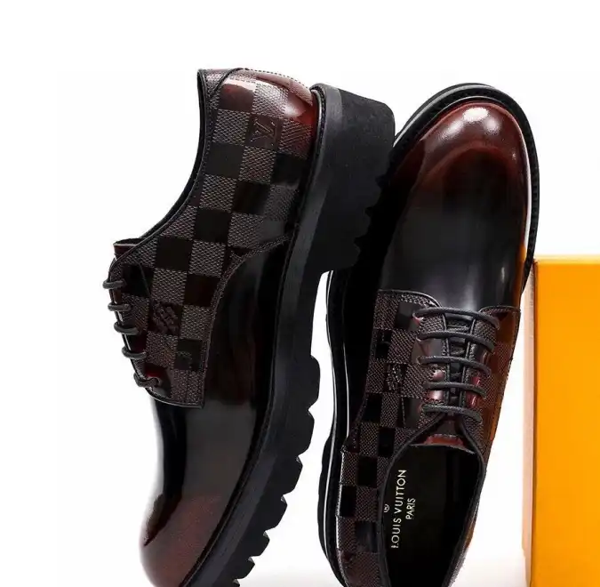 hype LV Leather Shoes