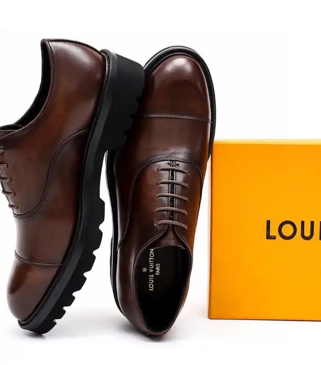 hype LV Leather Shoes