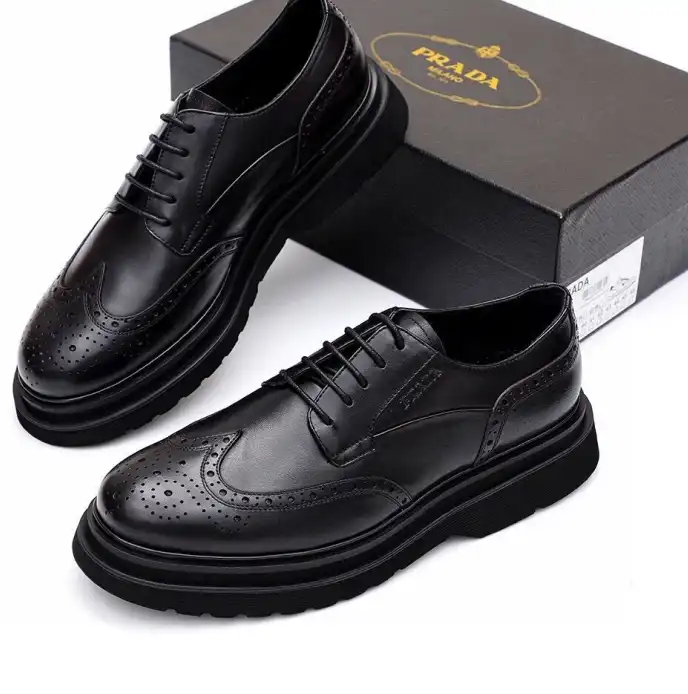 hype Prada Leather Shoes