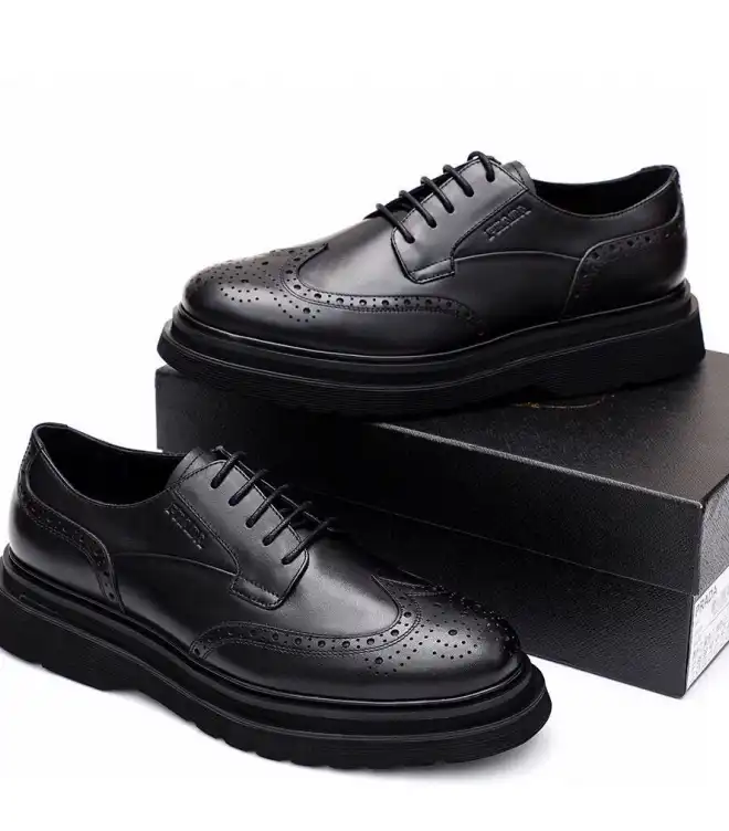 hype Prada Leather Shoes