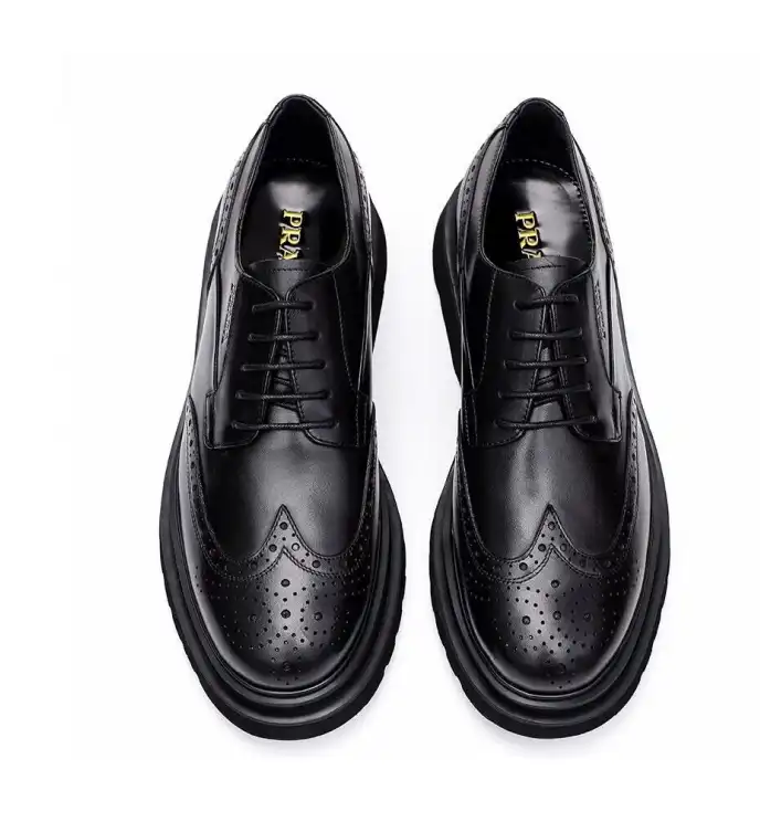 hype Prada Leather Shoes