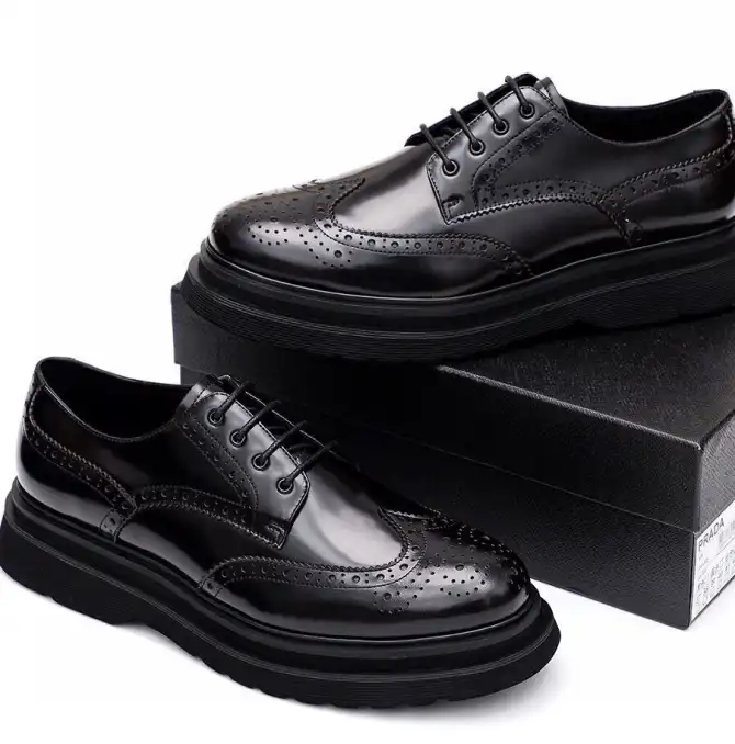 hype Prada Leather Shoes