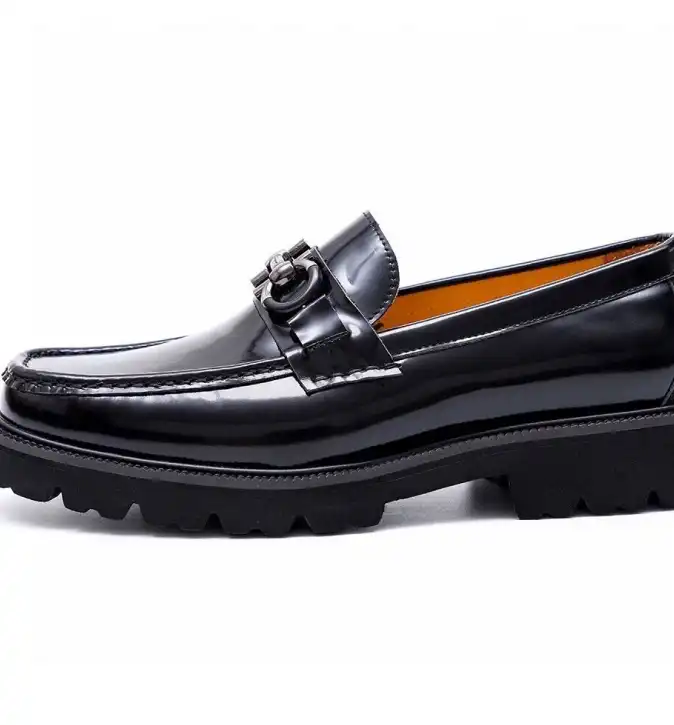 hype Ferragamo Leather Shoes