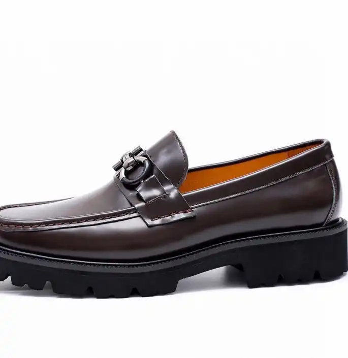 hype Ferragamo Leather Shoes