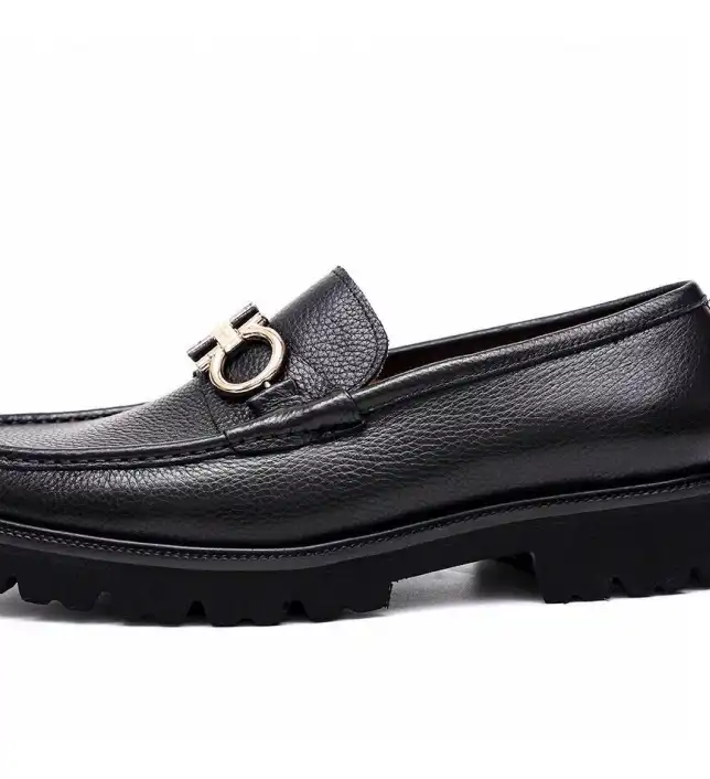 hype Ferragamo Leather Shoes