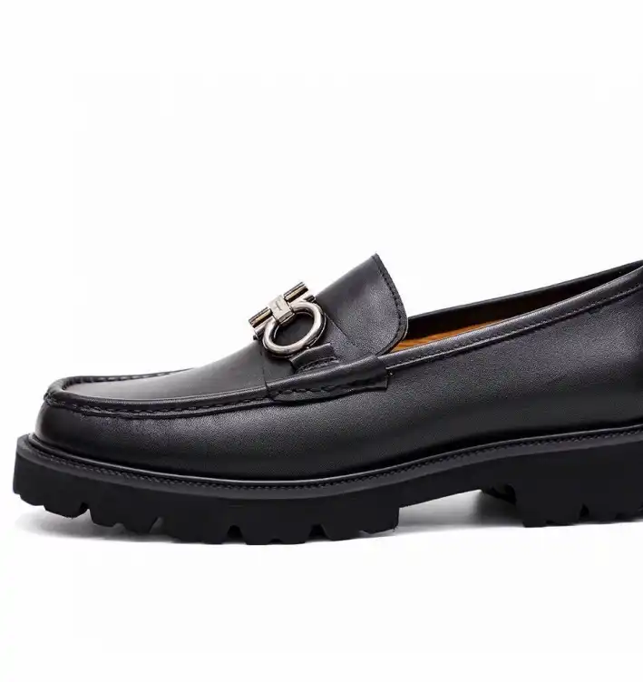 hype Ferragamo Leather Shoes