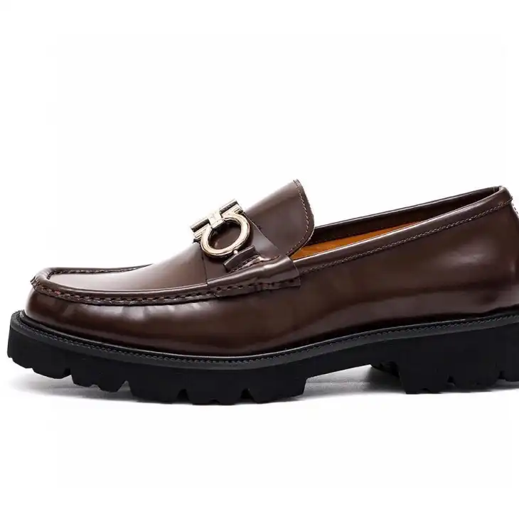 hype Ferragamo Leather Shoes