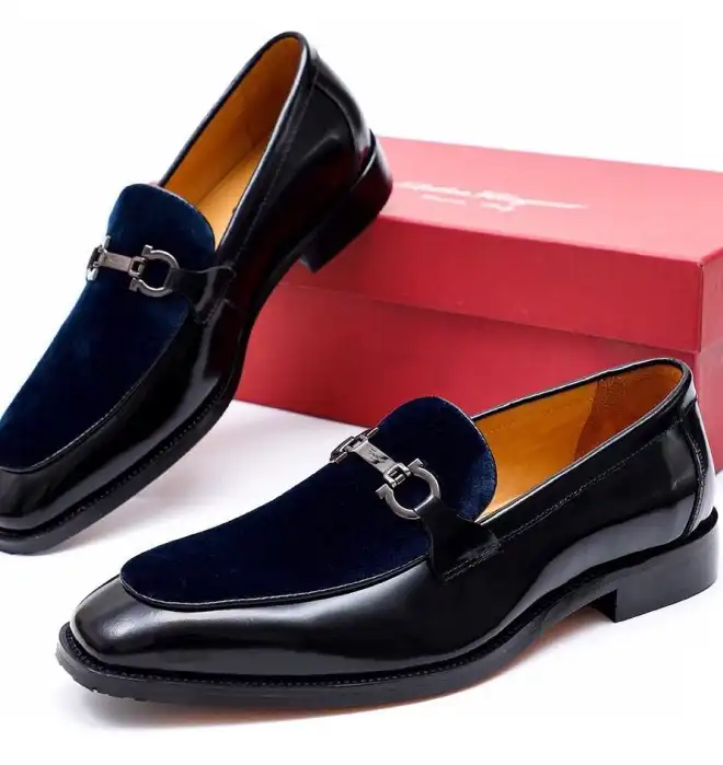 hype Ferragamo Leather Shoes