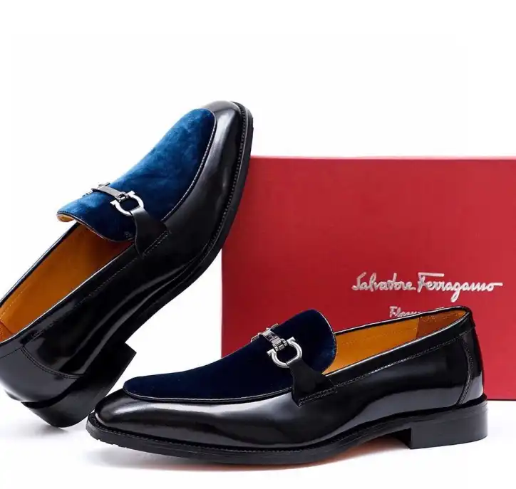 hype Ferragamo Leather Shoes