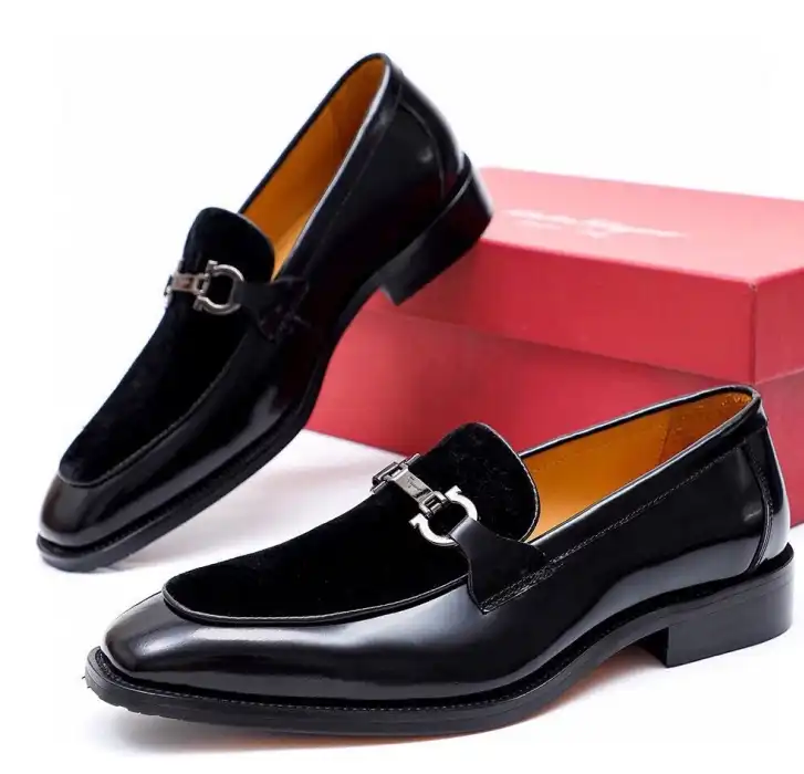 hype Ferragamo Leather Shoes