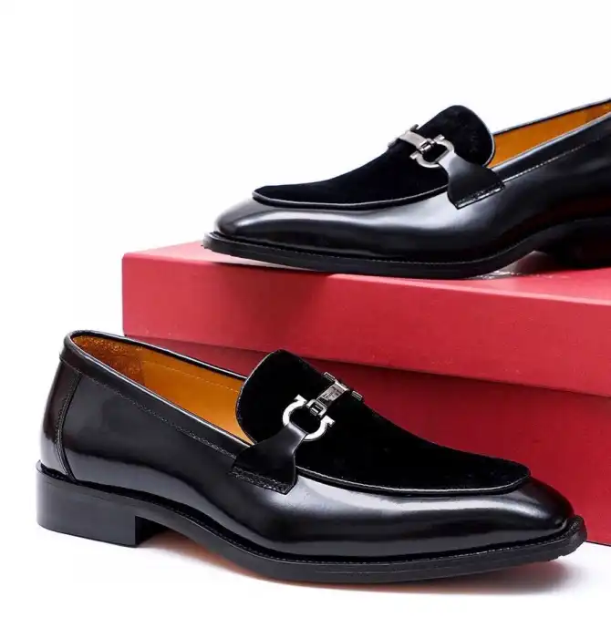 hype Ferragamo Leather Shoes