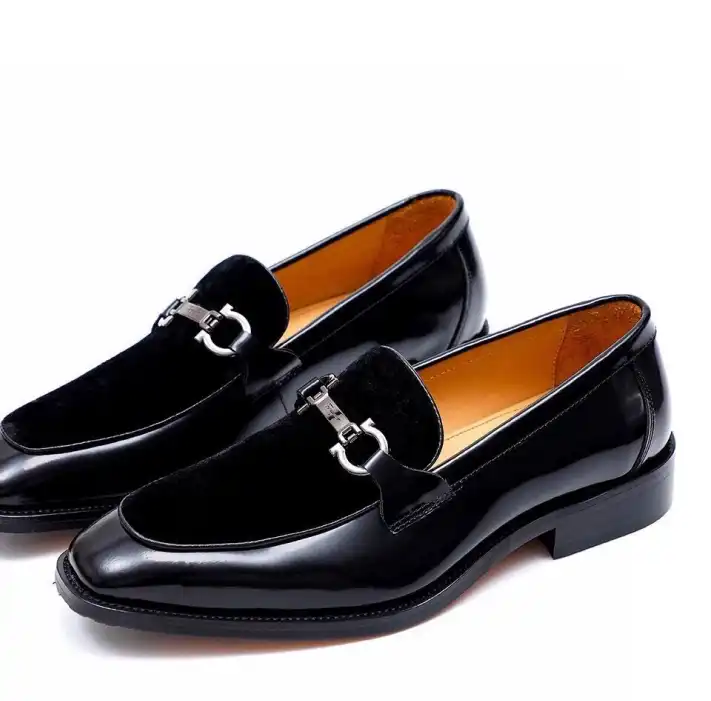 hype Ferragamo Leather Shoes