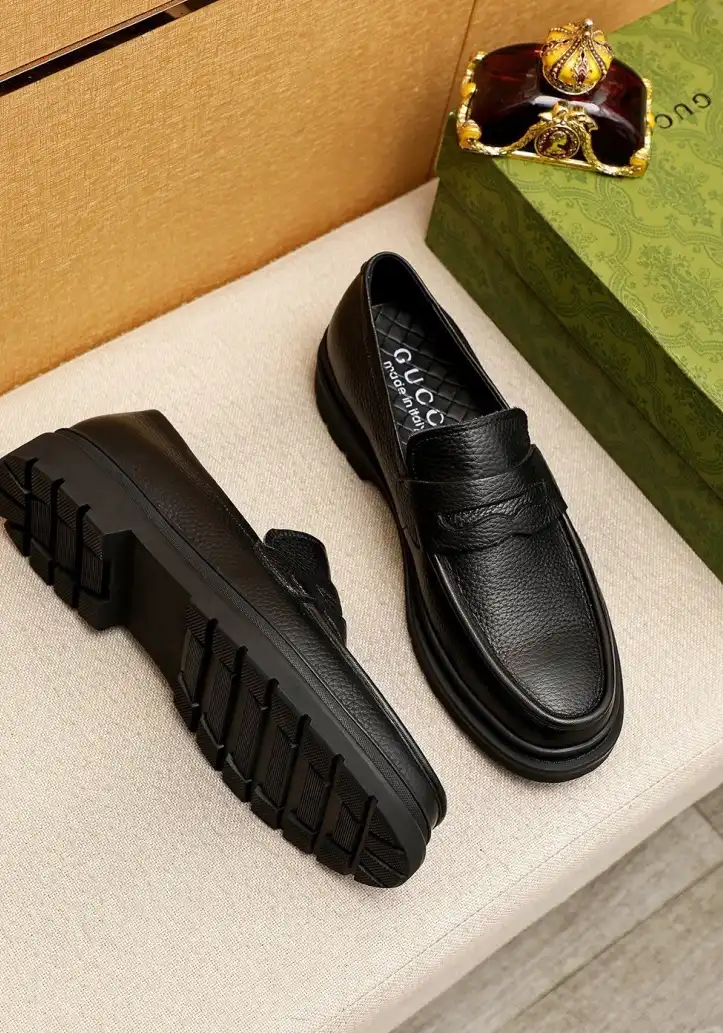 hype Gucci Leather Shoes