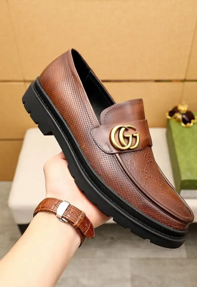 hype Gucci Leather Shoes