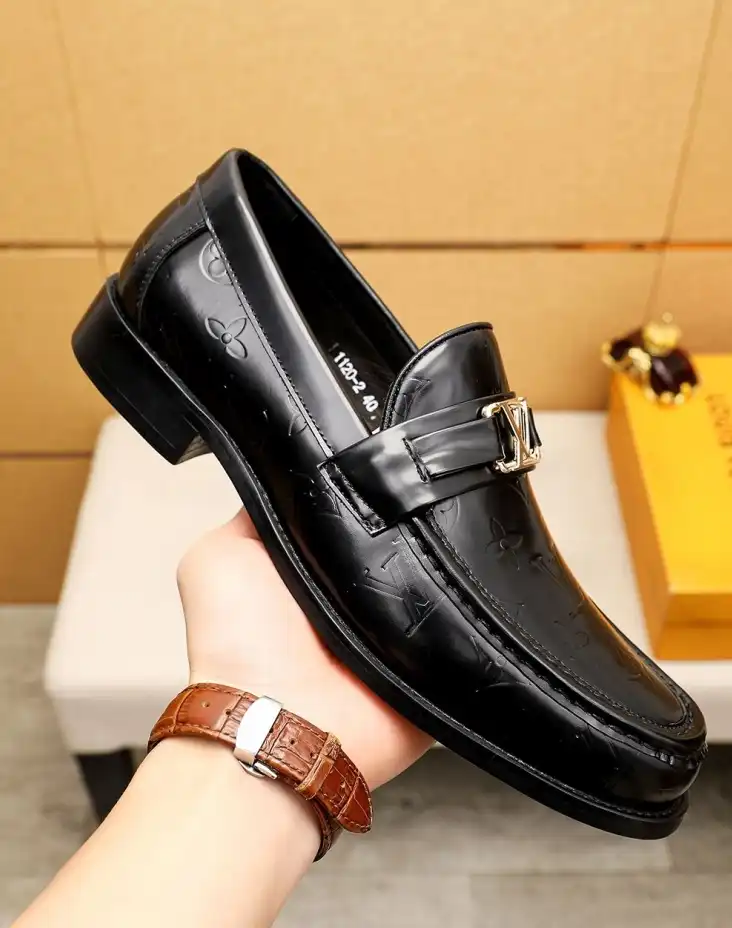 hype LV Leather Shoes