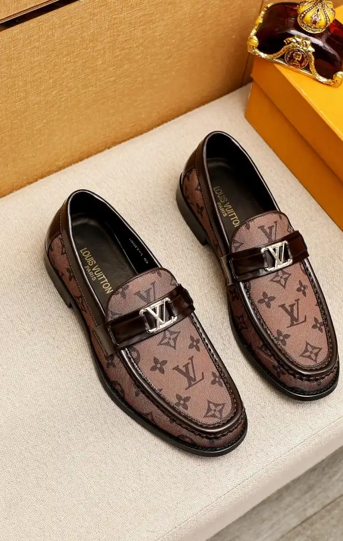 hype LV Leather Shoes