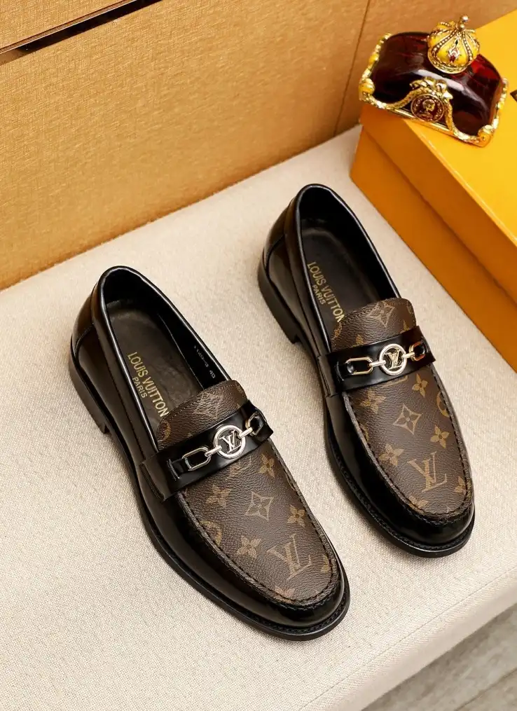 hype LV Leather Shoes