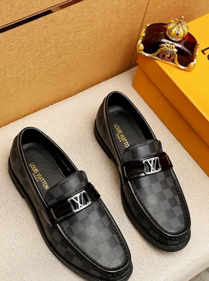 hype LV Leather Shoes