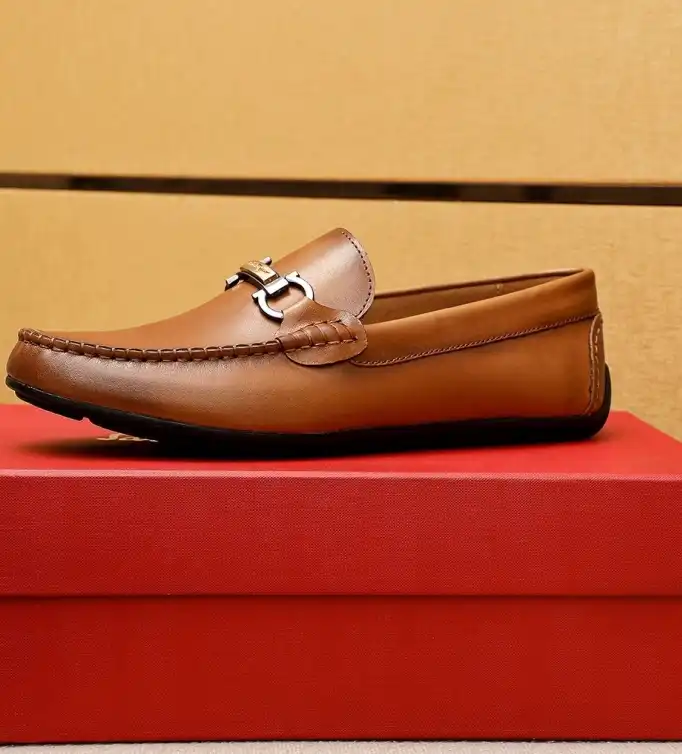 hype Ferragamo Leather Shoes