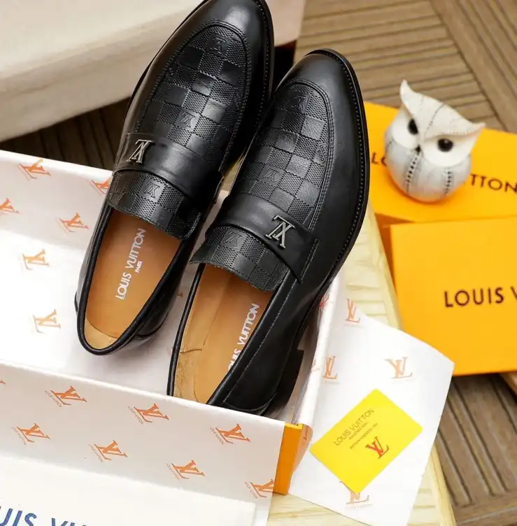 hype LV Leather Shoes