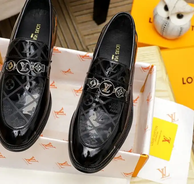 hype LV Leather Shoes