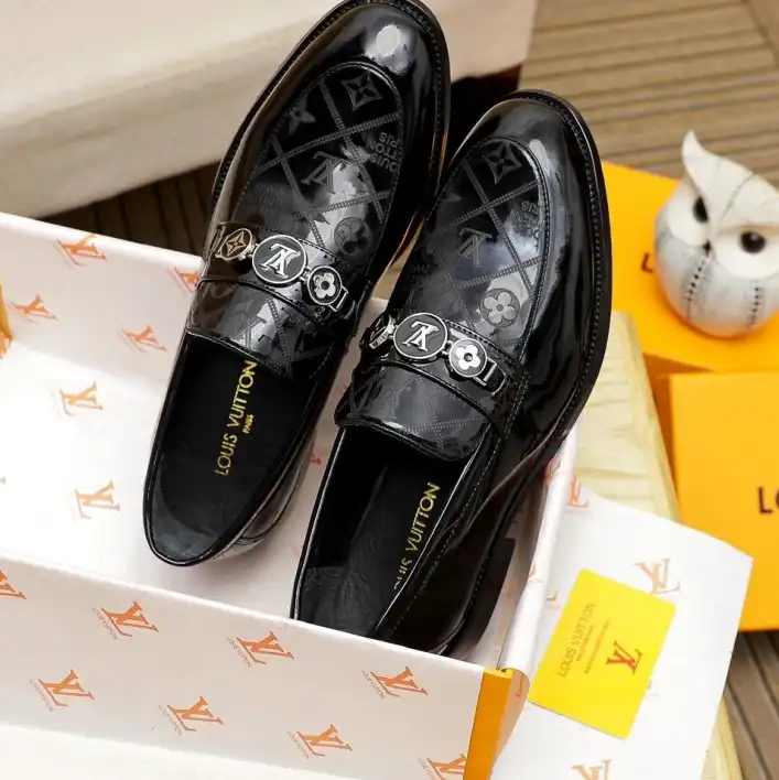 hype LV Leather Shoes