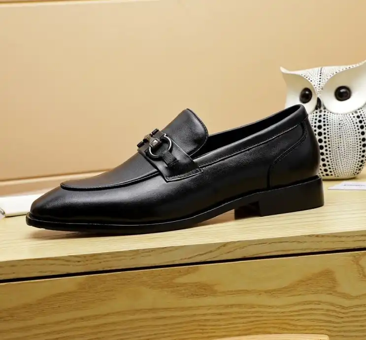 hype Ferragamo Leather Shoes