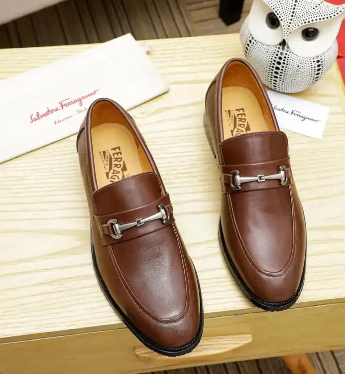 hype Ferragamo Leather Shoes