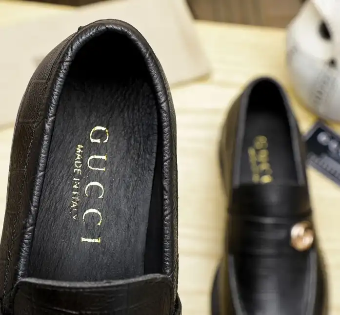 hype Gucci Leather Shoes