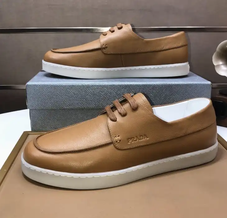 hype Prada Leather Shoes