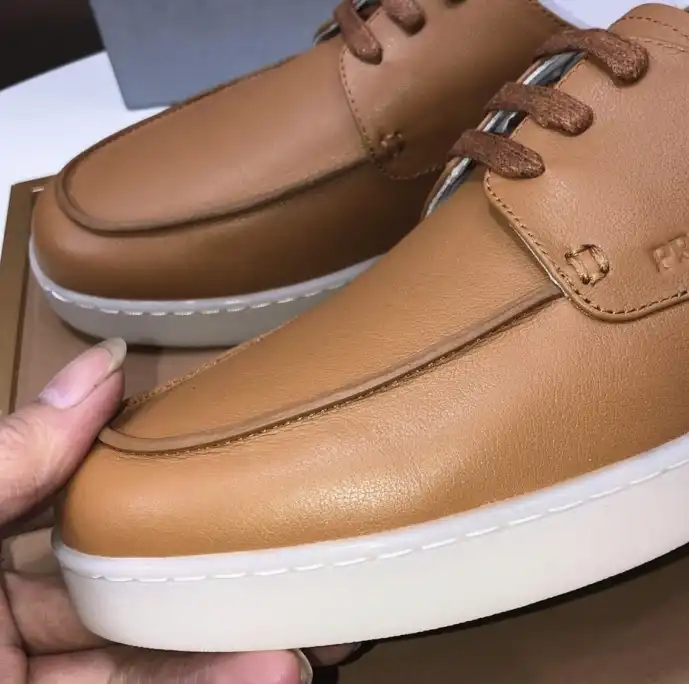 hype Prada Leather Shoes