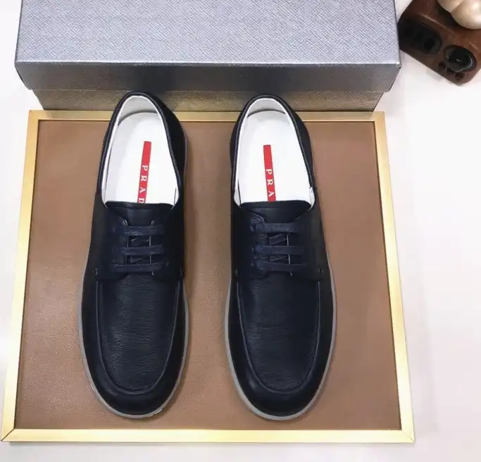 hype Prada Leather Shoes