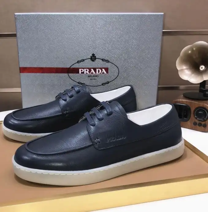 hype Prada Leather Shoes