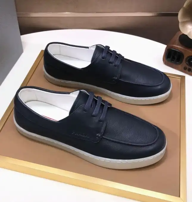 hype Prada Leather Shoes