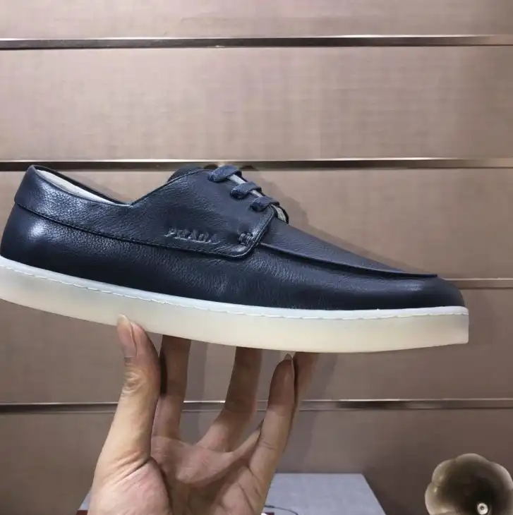 hype Prada Leather Shoes