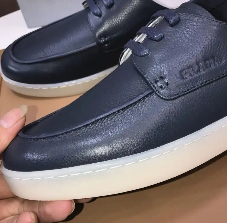 hype Prada Leather Shoes