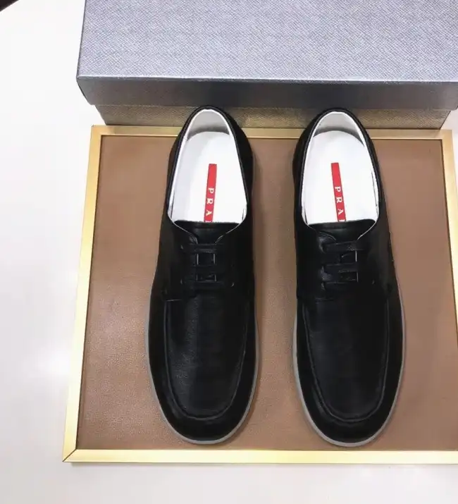 hype Prada Leather Shoes