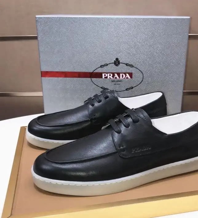 hype Prada Leather Shoes