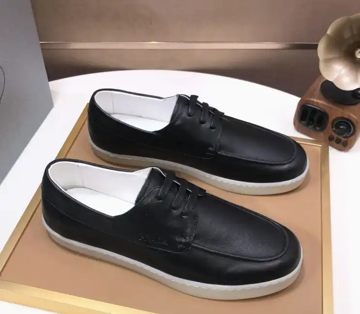 hype Prada Leather Shoes