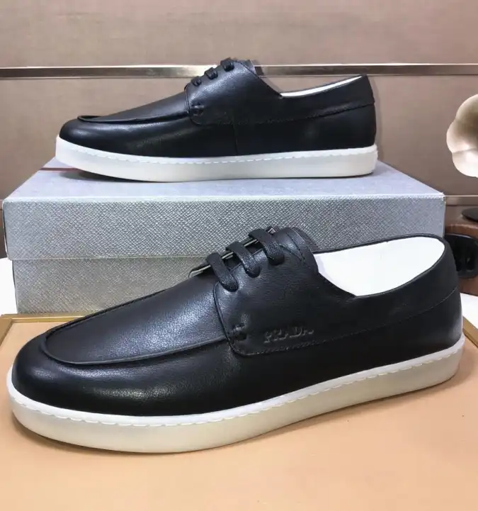 hype Prada Leather Shoes