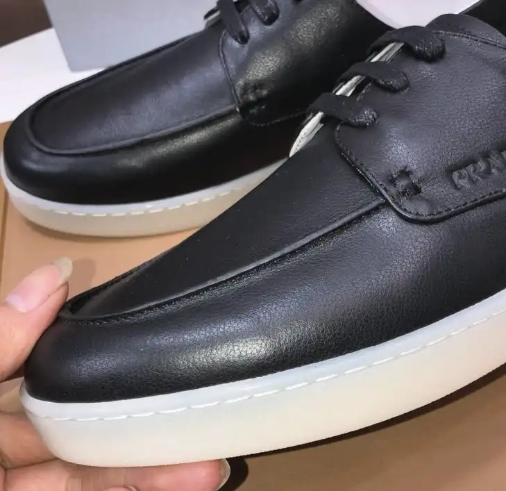 hype Prada Leather Shoes