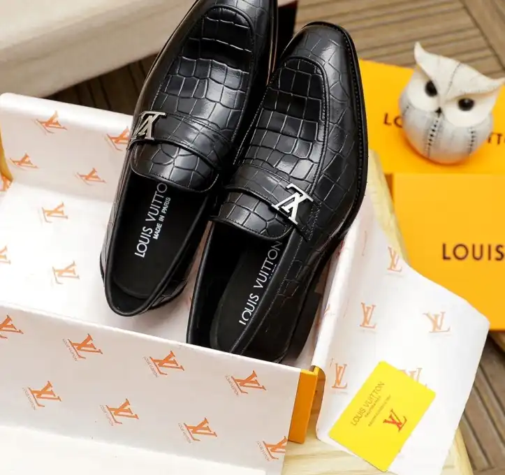 hype LV Leather Shoes