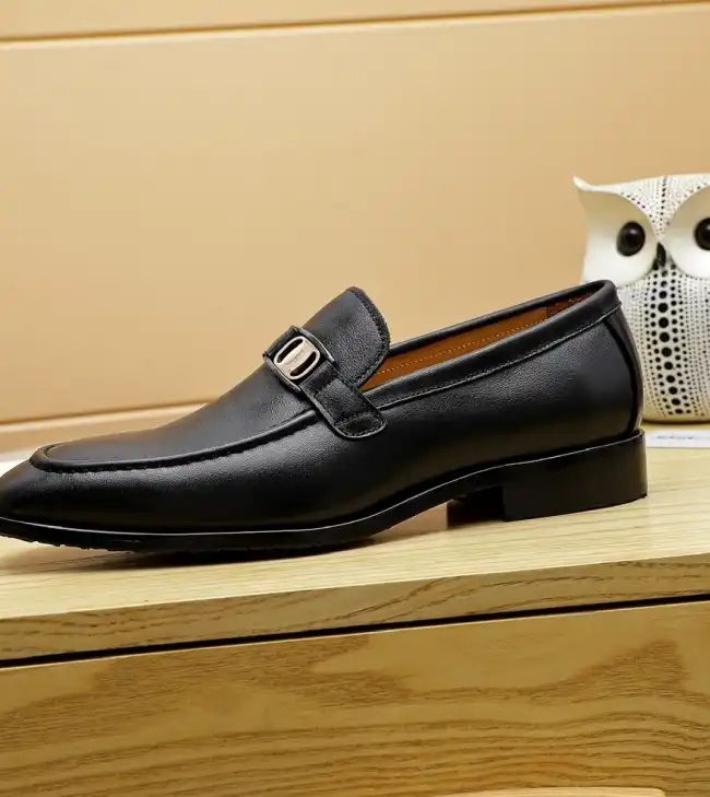 hype Ferragamo Leather Shoes