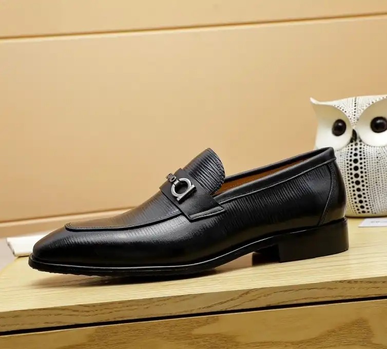 hype Ferragamo Leather Shoes