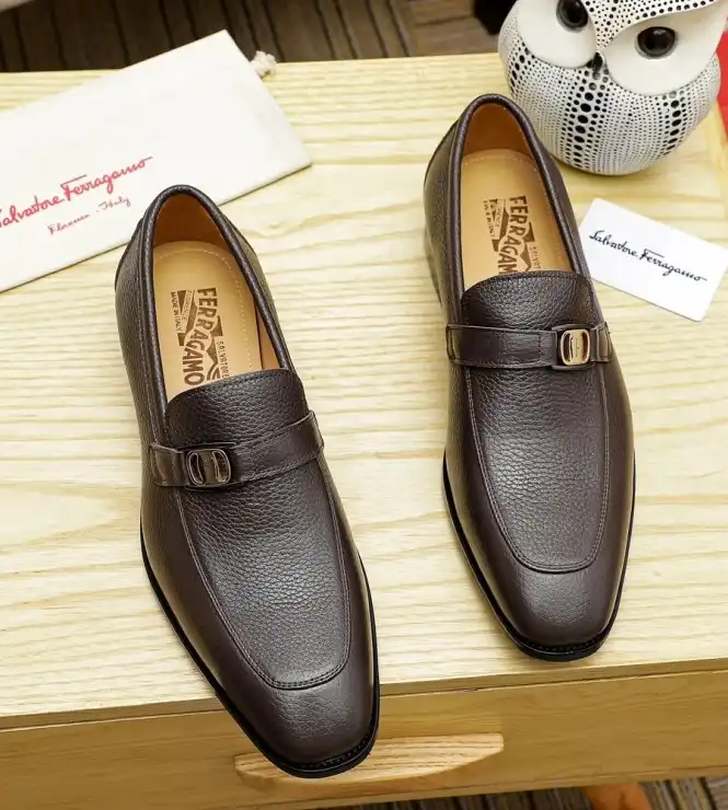 hype Ferragamo Leather Shoes