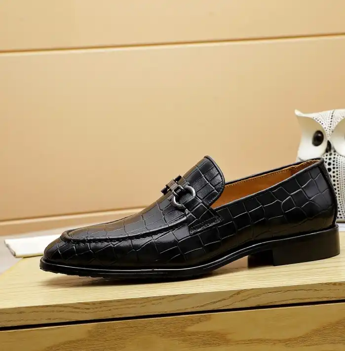 hype Ferragamo Leather Shoes